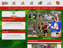 Tablet Screenshot of lakotasports.org